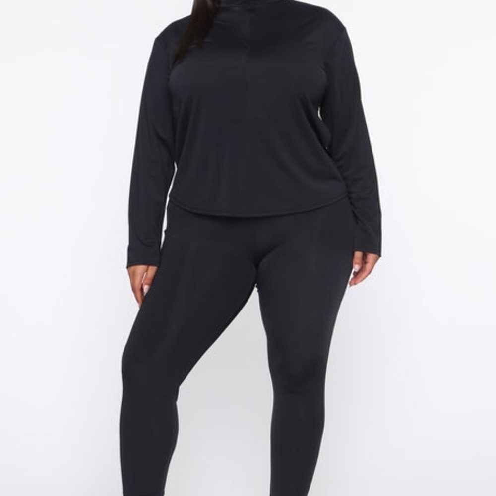 Fashion Nova Black Leggings Set